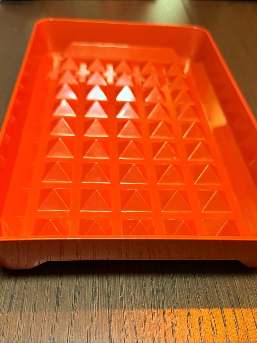 Set of 3 Vintage Tupperware Orange Food Storage Containers with White Lids